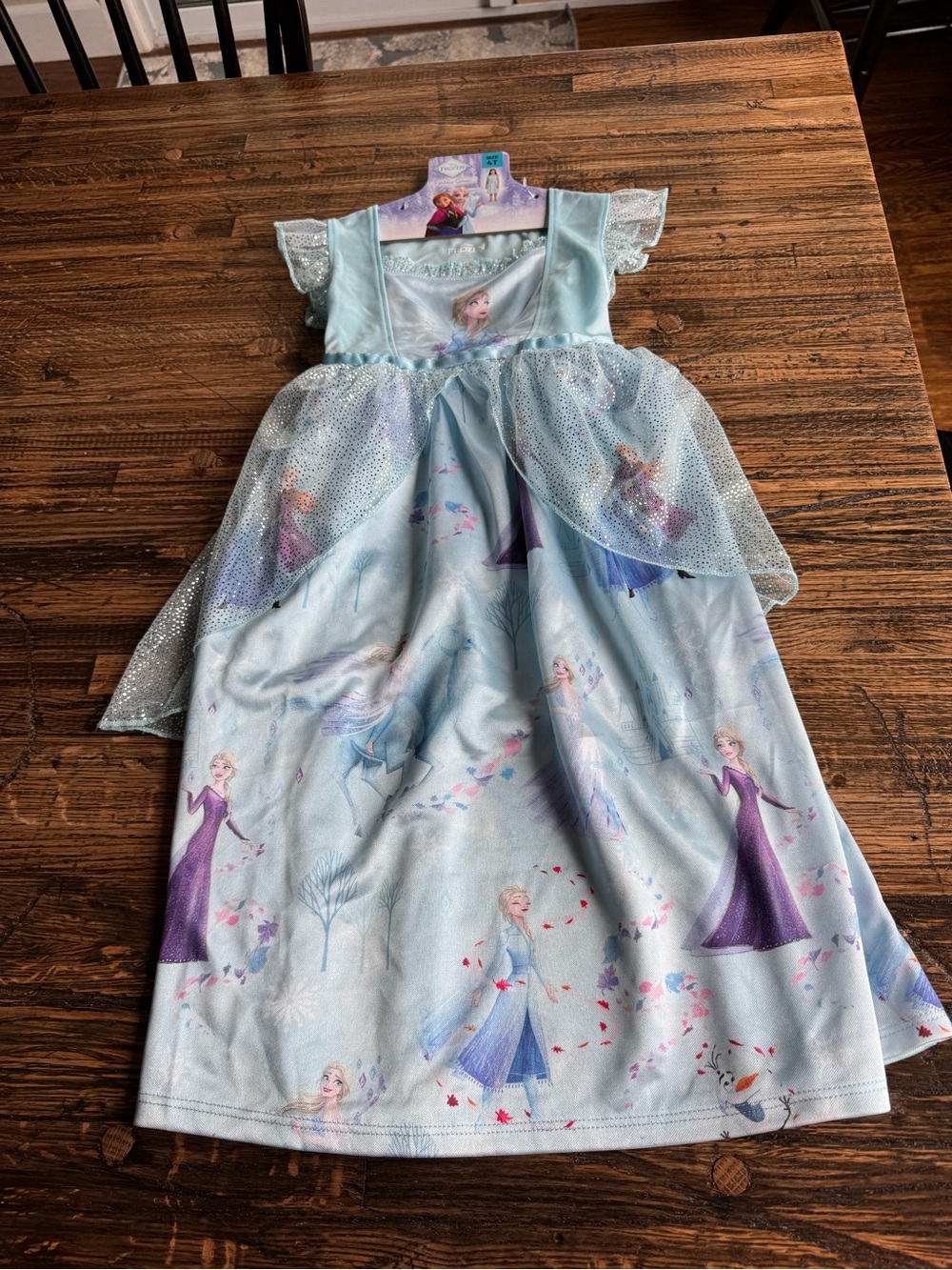 NWT. Disney Frozen Elsa Fantasy Gown.